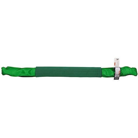 Eye And Eye Round Slings, 20 Ft L, Green